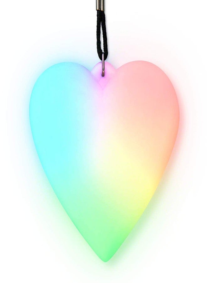 FlashingBlinkyLights Color Changing LED Heart Light Up Necklace - Image 1